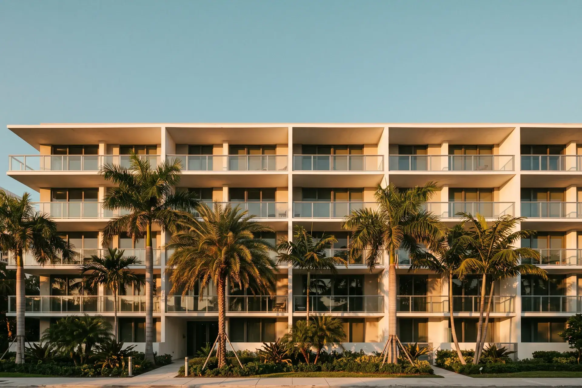 Un edificio de condominios de Miami y sus balcones